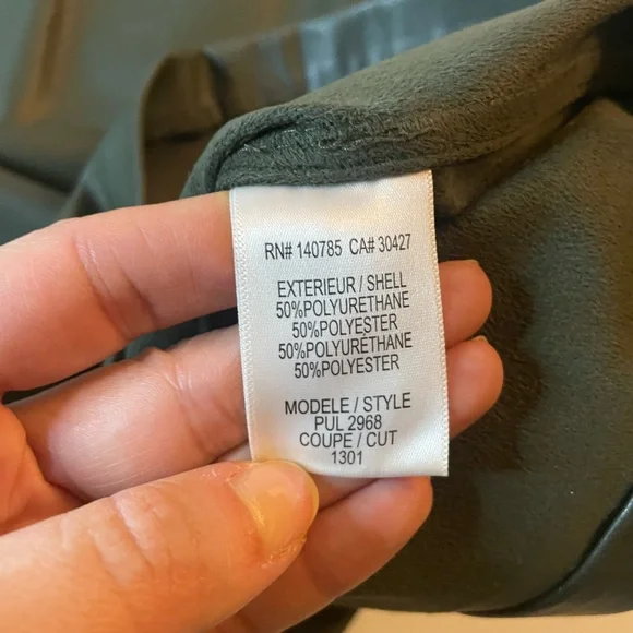 Brochu Walker Olive Green Vegan Leather Pencil Skirt Size S - Picture 3 of 11